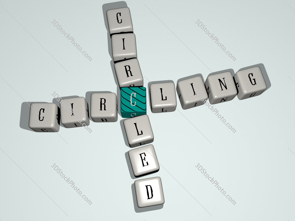 circling circled crossword by cubic dice letters