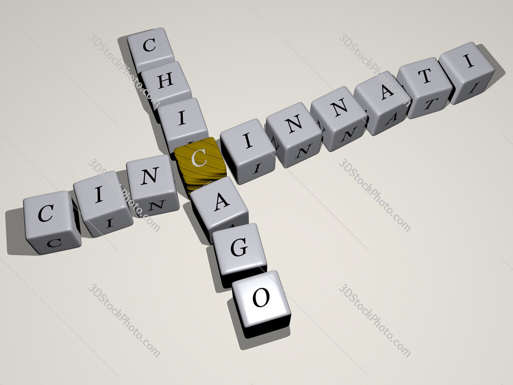 cincinnati chicago crossword by cubic dice letters