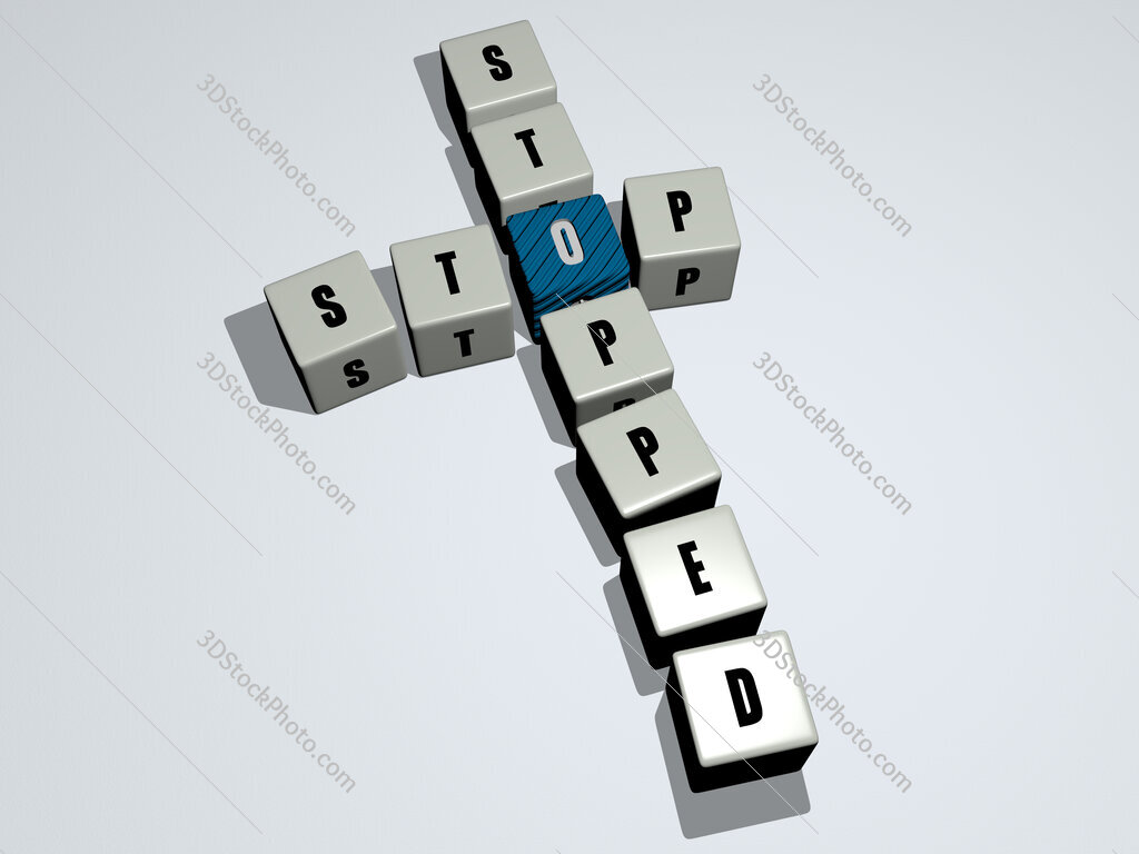 stop stopped crossword by cubic dice letters