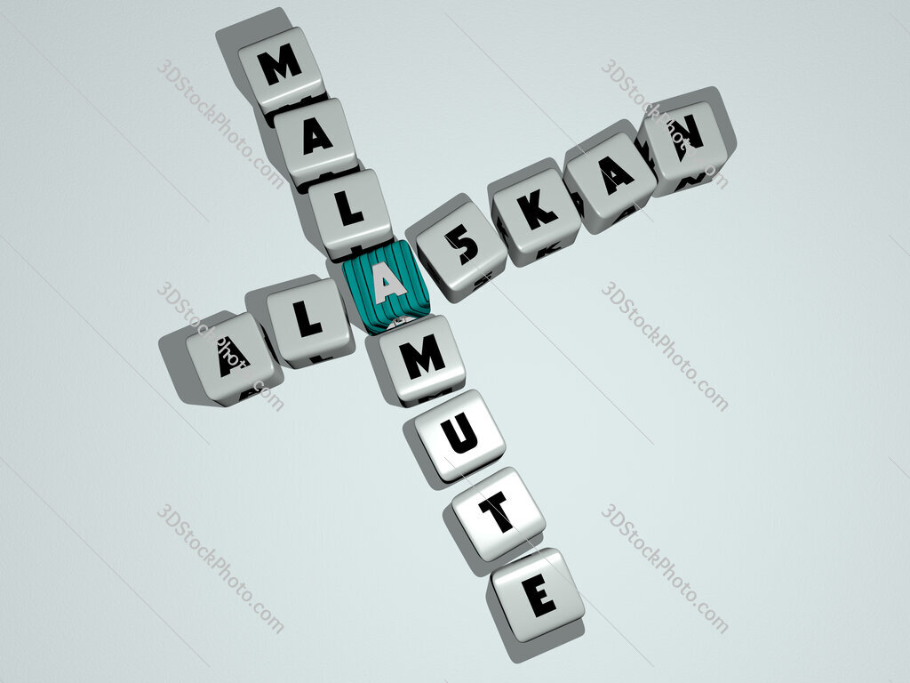 alaskan malamute crossword by cubic dice letters