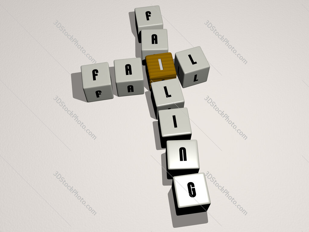 fail failing crossword by cubic dice letters