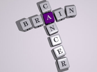 Can ovarian cancer lead to brain cancer?