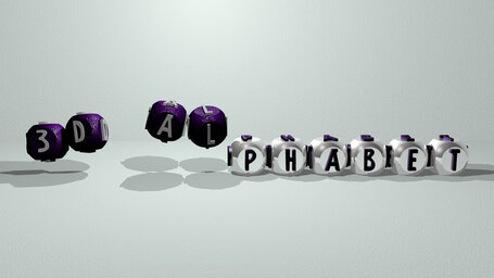 3d alphabet