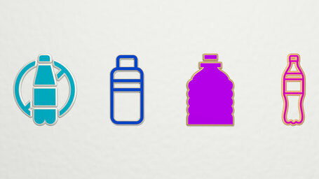 When was the first plastic bottle made?