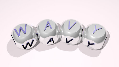 wavy