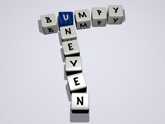 bumpy uneven